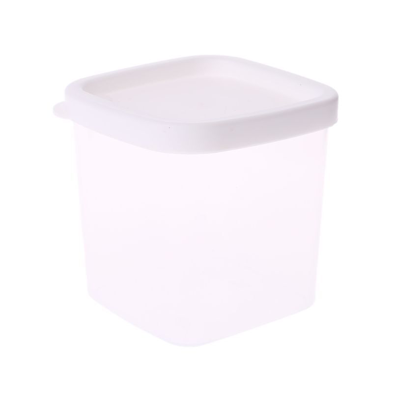 Transparent Plastic Square Storage Box with Lid for Foam Slippers