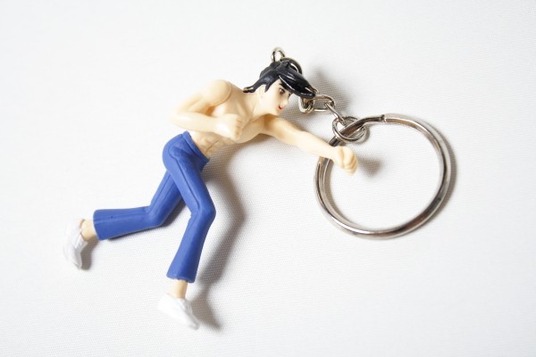 Ashita no Joe Figure Keychain Japan Anime Vintage Rare