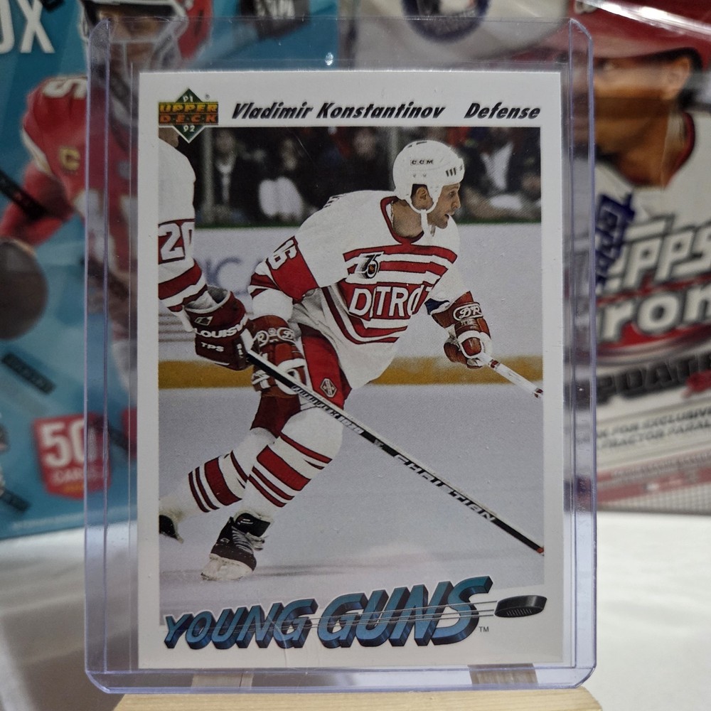 1991-92 Upper Deck Vladimir Konstantinov Rookie Card