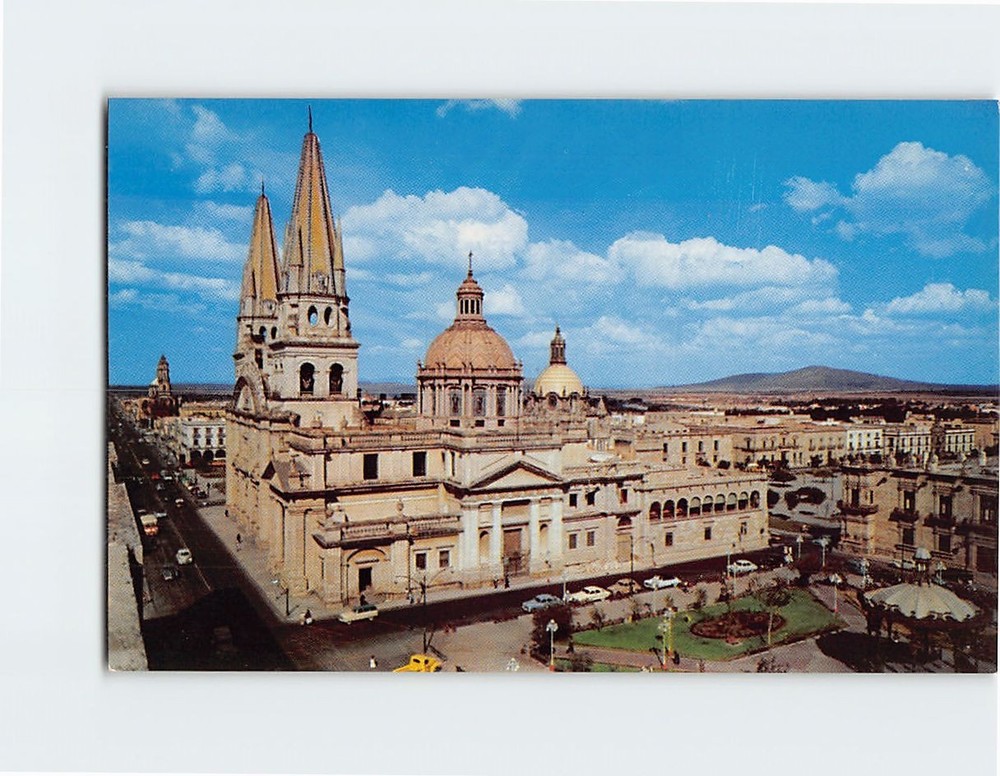 Postcard The Cathedral Guadalajara Jalisco Mexico