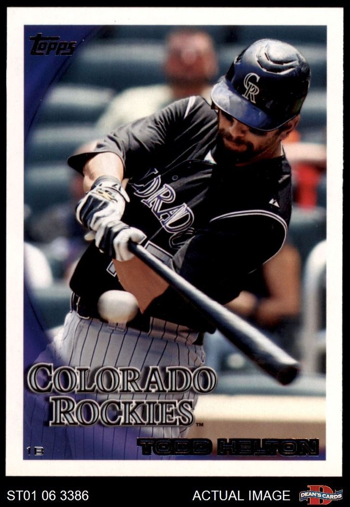 2010 Topps #509 Todd Helton Rockies HOF 8 - NM/MT