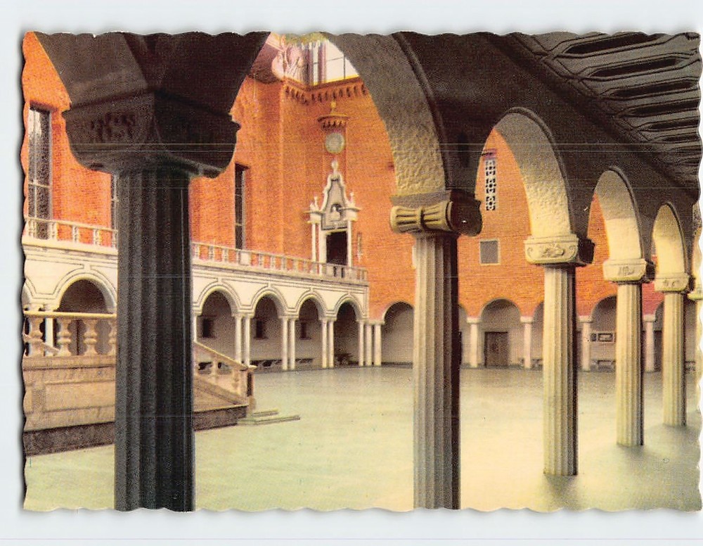 Postcard The Blue Hall City Hall Stockholm Sweden