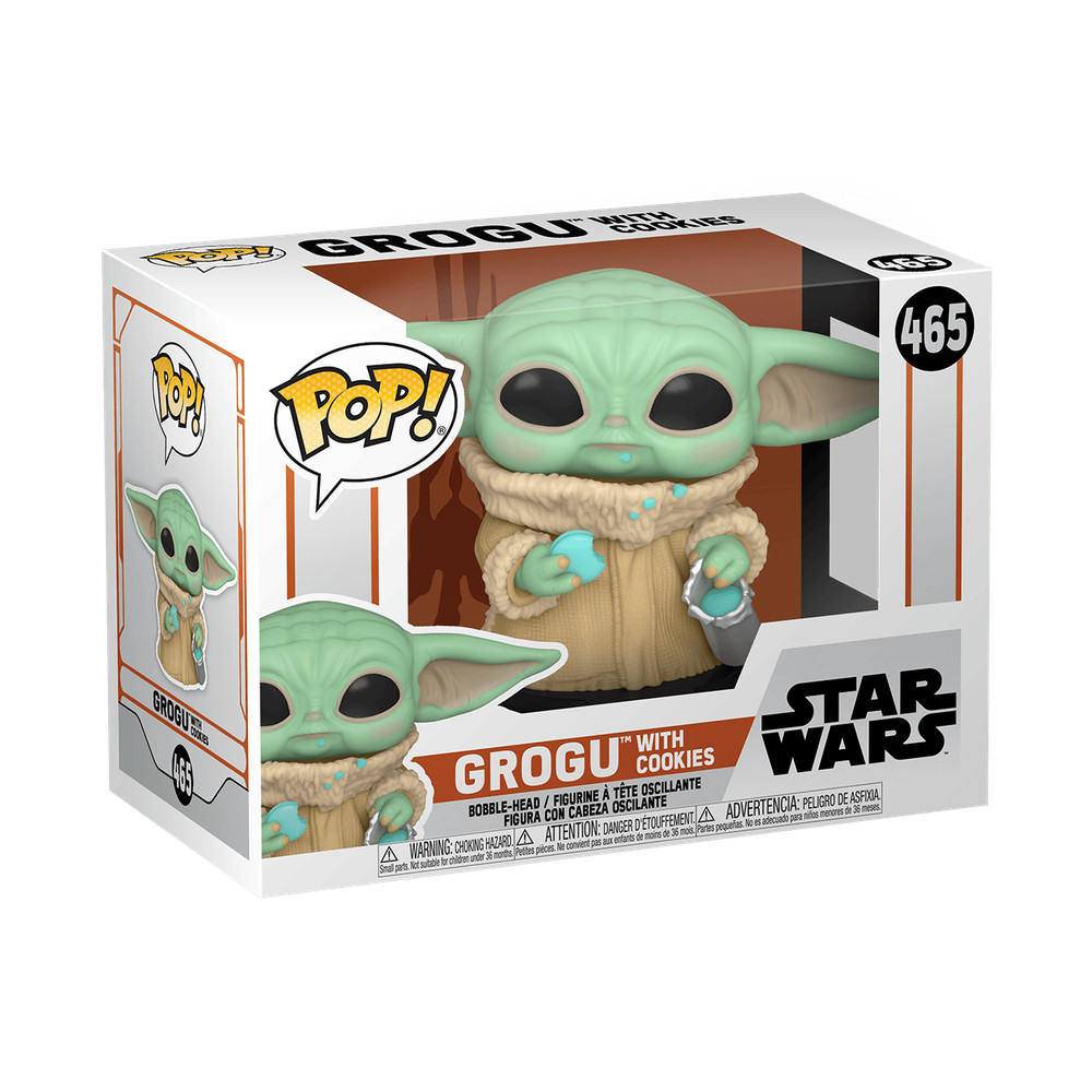 Funko Pop! Vinyl: Star Wars - Grogu with Cookie #465