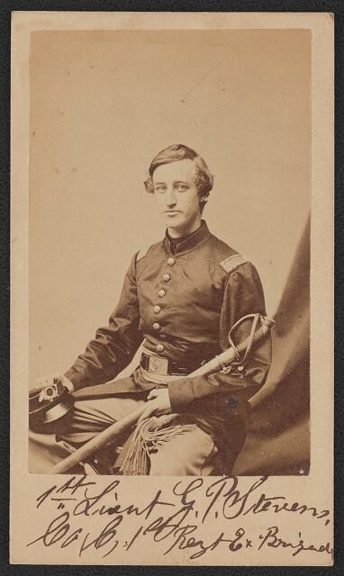 First Lieutenant Gorham P. Stevens of Co. C, 70th New York Infantry Regiment in