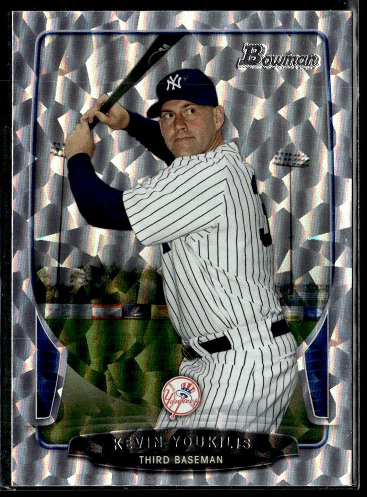 2013 Bowman Kevin Youkilis Silver Ice HSC