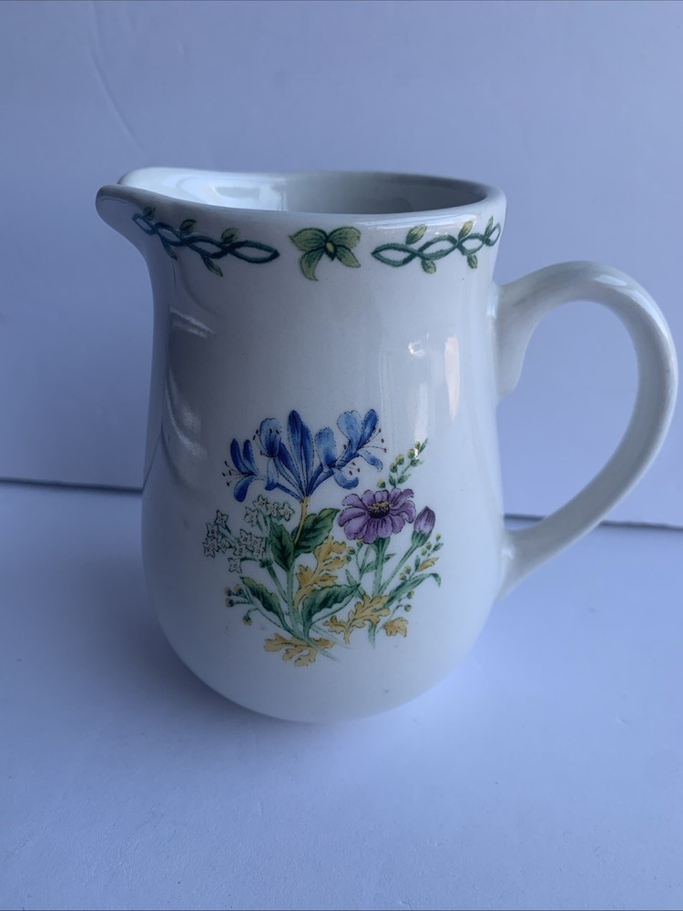 Vintage Thomson Pottery Floral Garden Creamer Ceramic/Stoneware