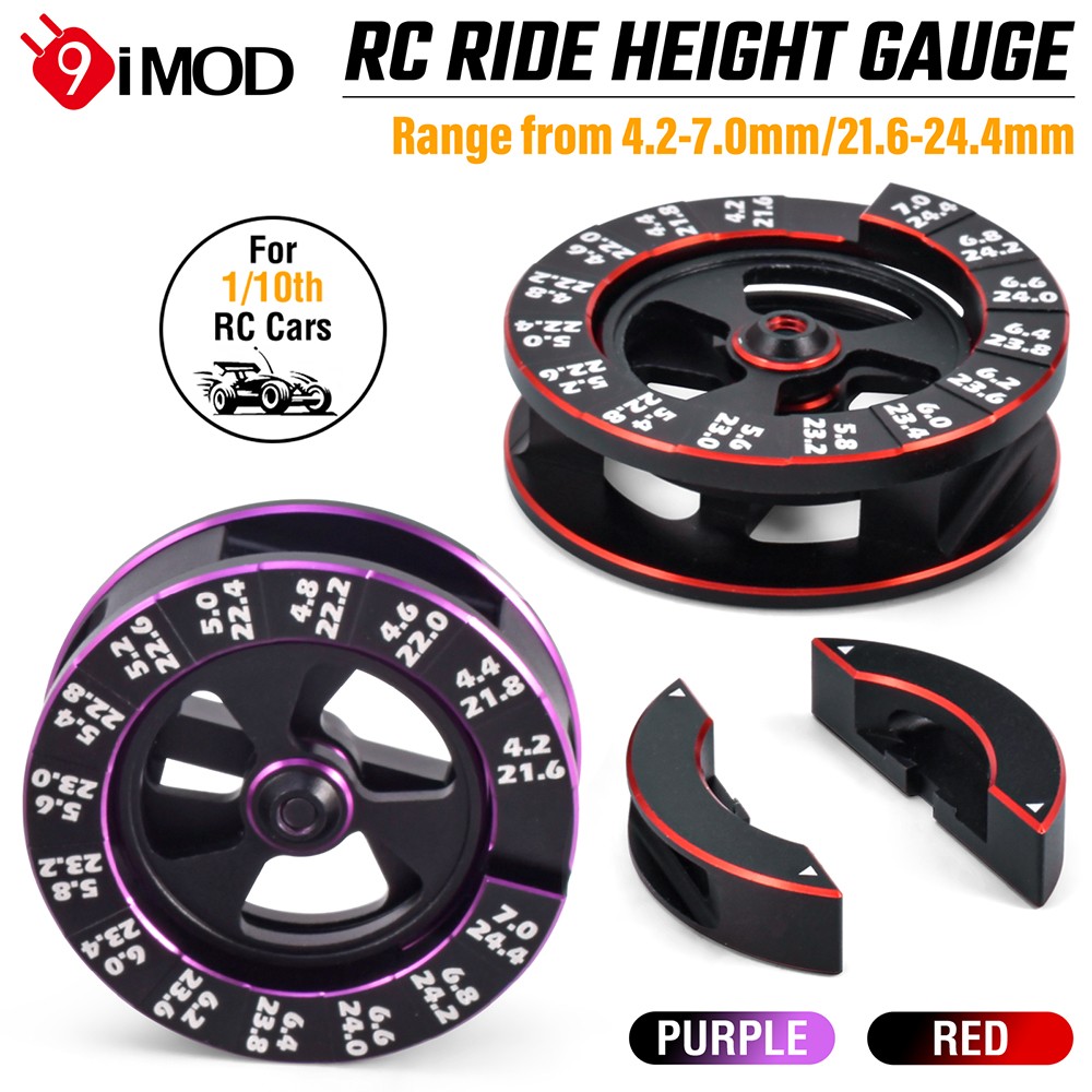 10mm RC Chassis Droop Gauge Measuring Circle Droop Gauge for 1/10 Touring Car
