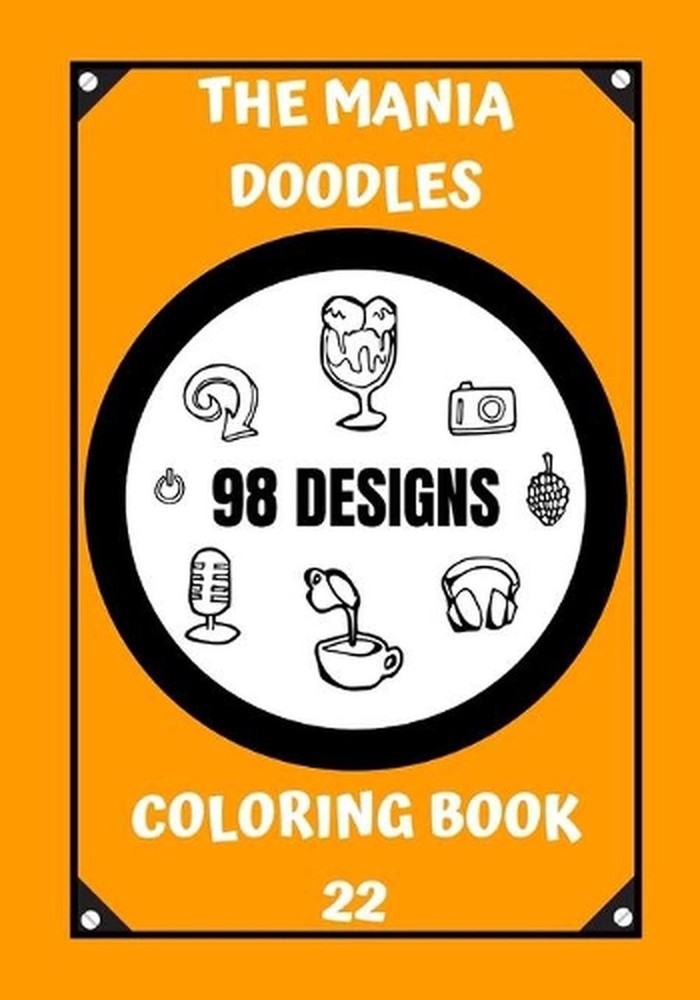 Coloring Book: The Mania Doodles by Yves Kervella Paperback Book