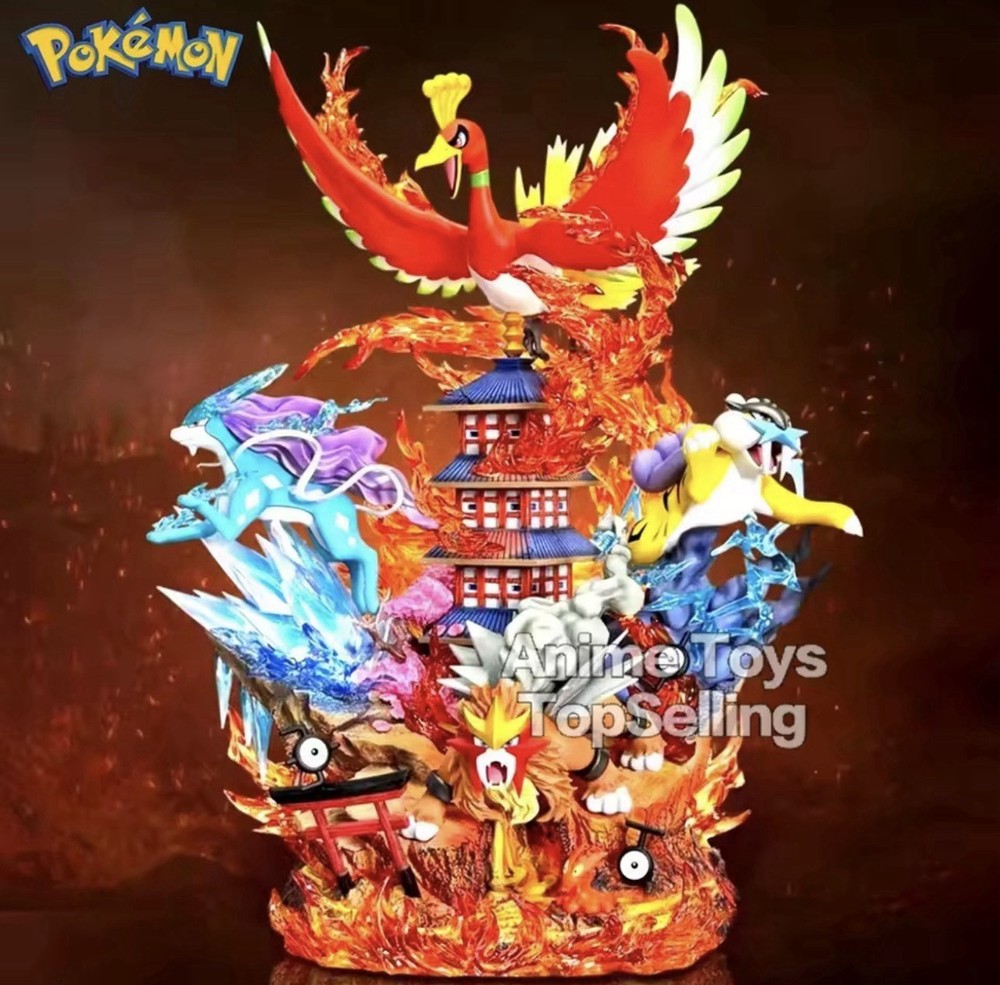 Ho-Oh Figure GK Painted Statue Anime PVC Model Collectibles Toys Xmas Gift