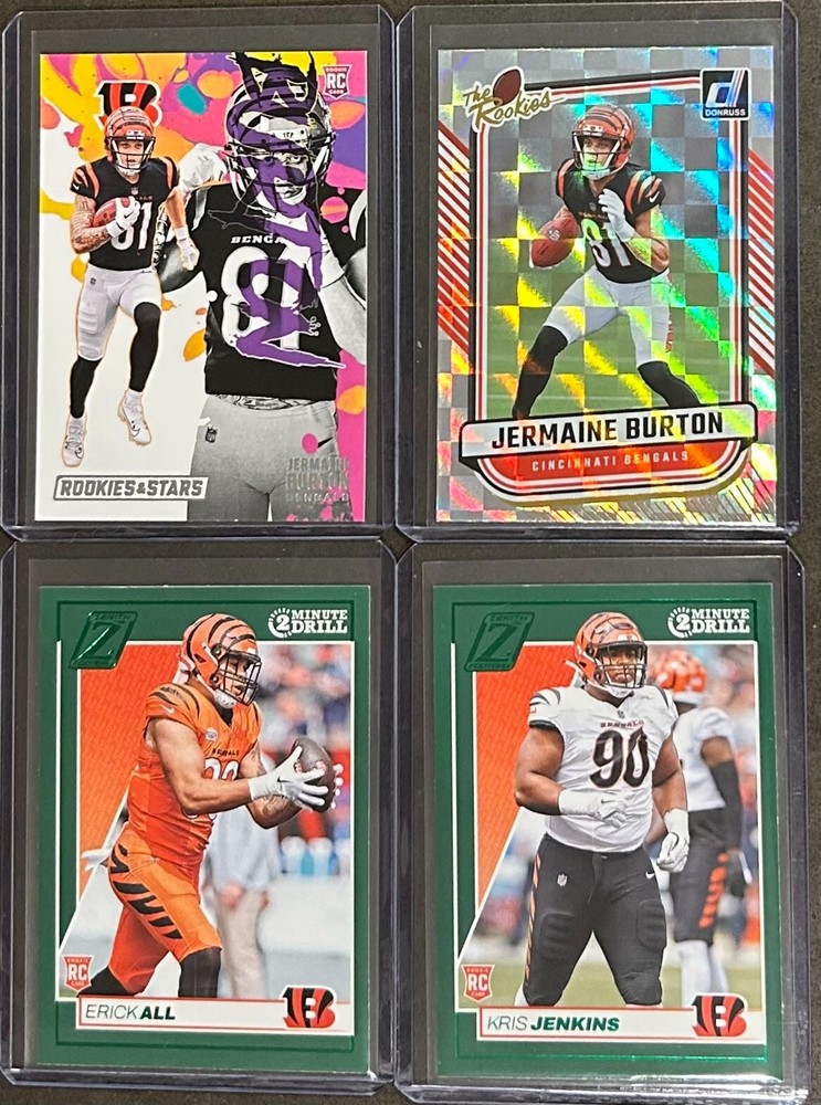 2024 Panini Football Cincinnati Bengals 4 Card Rookie Insert/Parallel Lot!