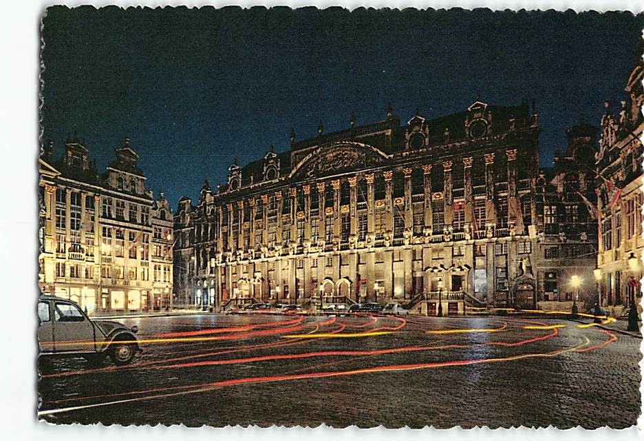 Postcard Dukes of Brabant House Brussels Belgium