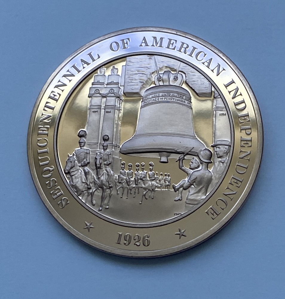 1926 Sesquicentennial  of American Independence Franklin Mint Bronze Coin F1