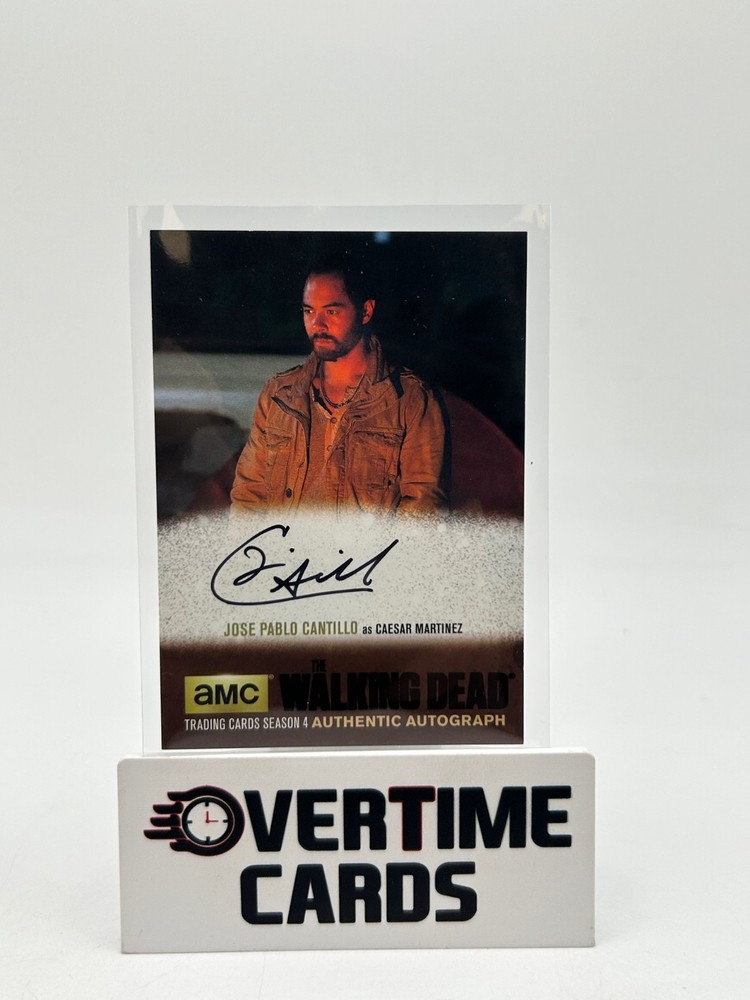 2016 Cryptozoic The Walking Dead Season 4: Part 2 Jose Pablo Cantillo Auto #JPC1