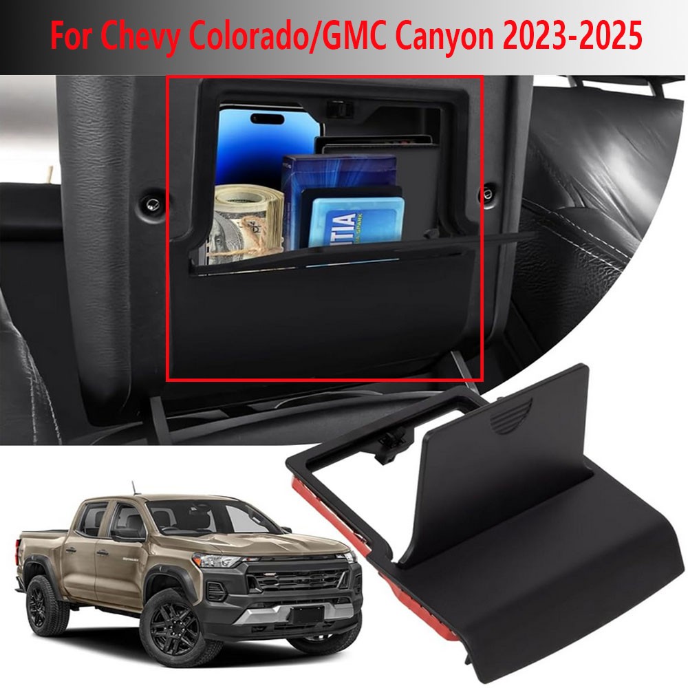For GMC Canyon 2023-2025 Center Console Armrest Hidden Storage Box Accessories