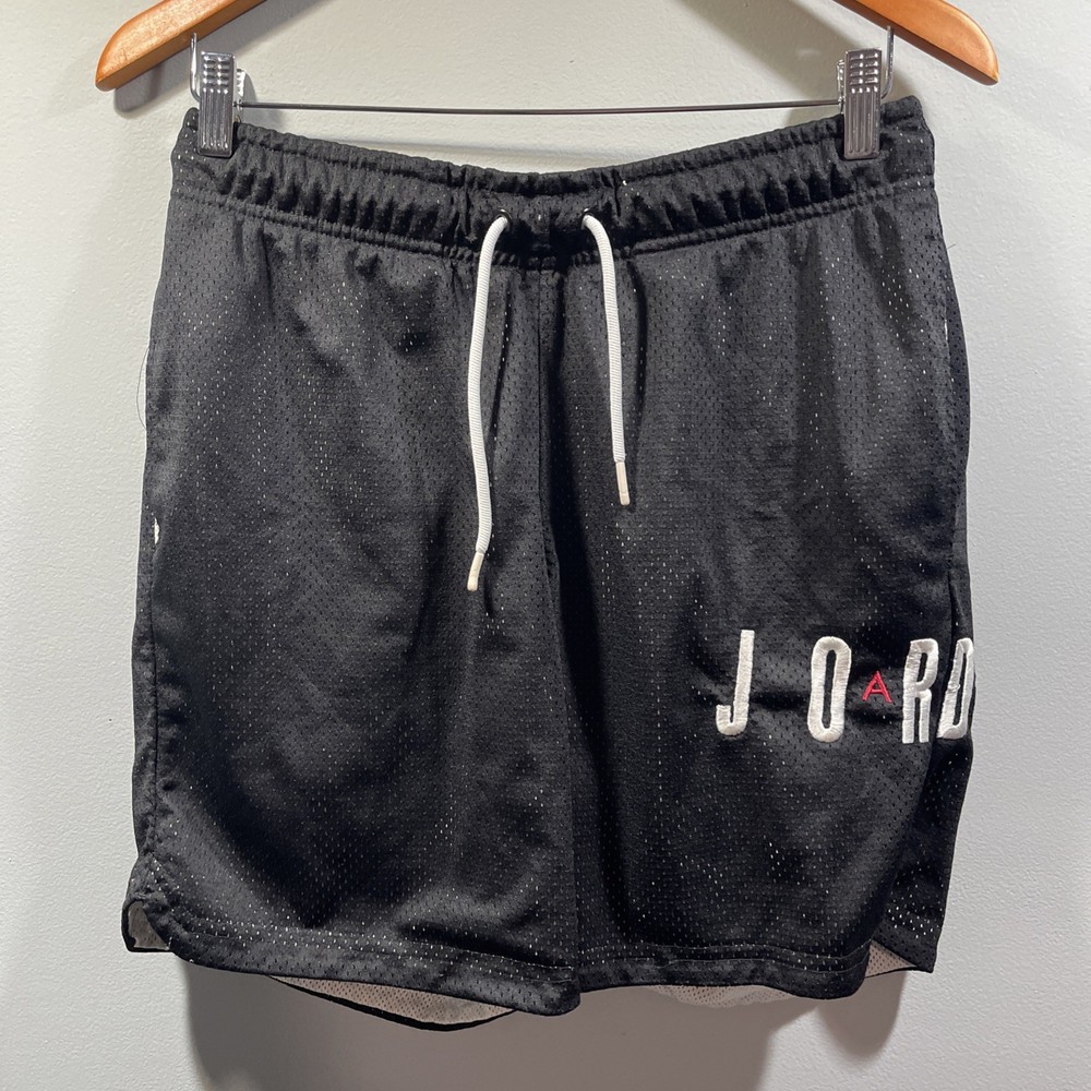 Nike Air Jordan Jumpman Mens Small Black Mesh Basketball Shorts DV7742-010