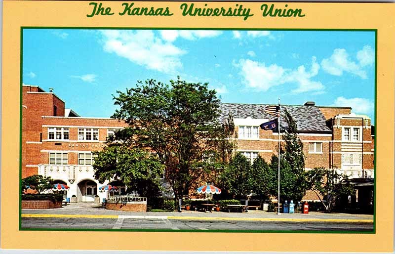 Postcard SCHOOL SCENE Lawrence Kansas KS m/09 AO6471