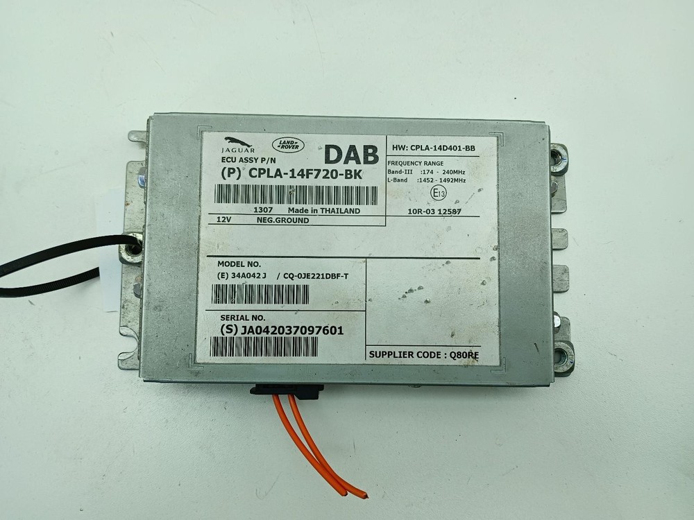 RANGE ROVER EVOQUE DAB RADIO RECEIVER CPLA14F720BK L538 2011 - 2019
