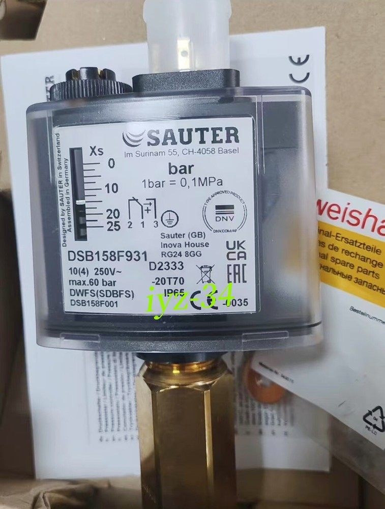 1PC SAUTER DSB158F931 pressure switch fast shipping  DSB158F931