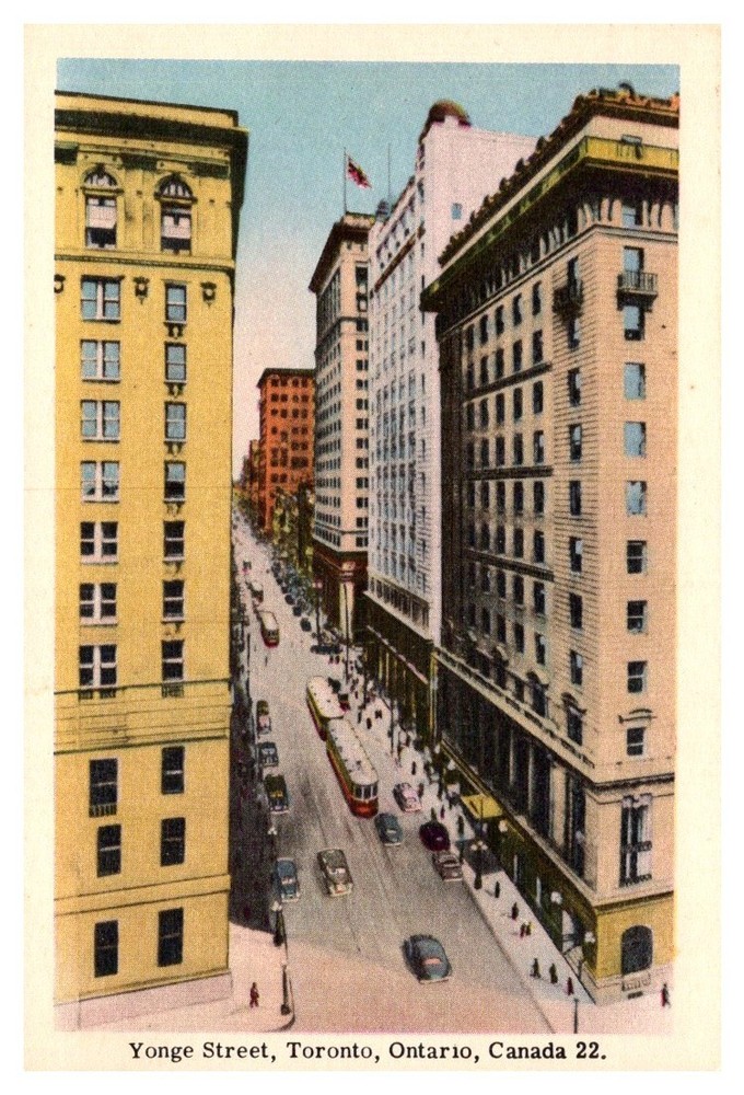 1940s Highview Yonge Street Toronto Ontario Canada Vintage Postcard