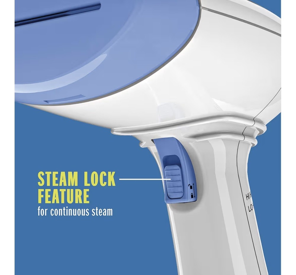 Conair ExtremeSteam Handheld Garment Steamer 1200W White/Blue