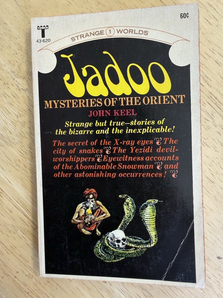 Jadoo Mysteries Of The Orient By John Keel (Vintage Paperback)