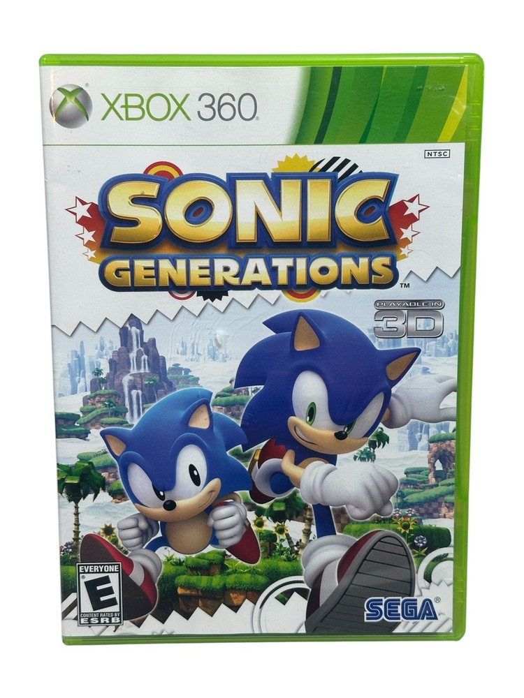 Sonic Generations (Microsoft Xbox 360, 2011) Complete and Tested