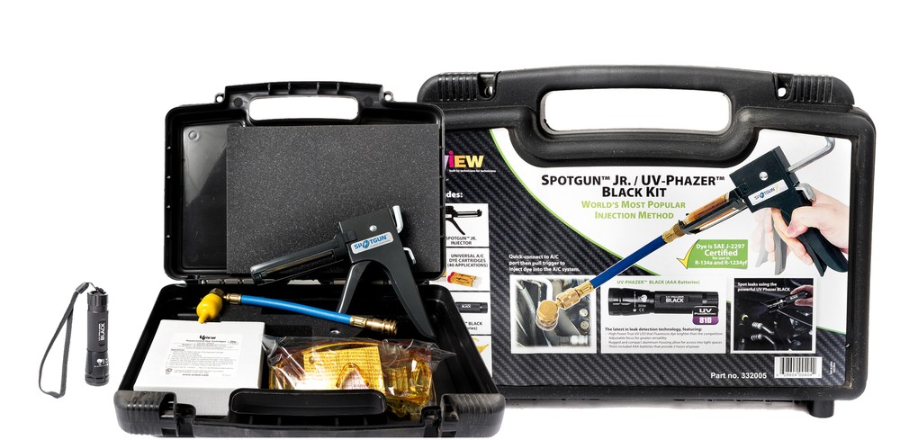 UView Spotgun Jr. UV Phazer Rechargeable Black Light A/C Leak Spotter Kit 332005-image