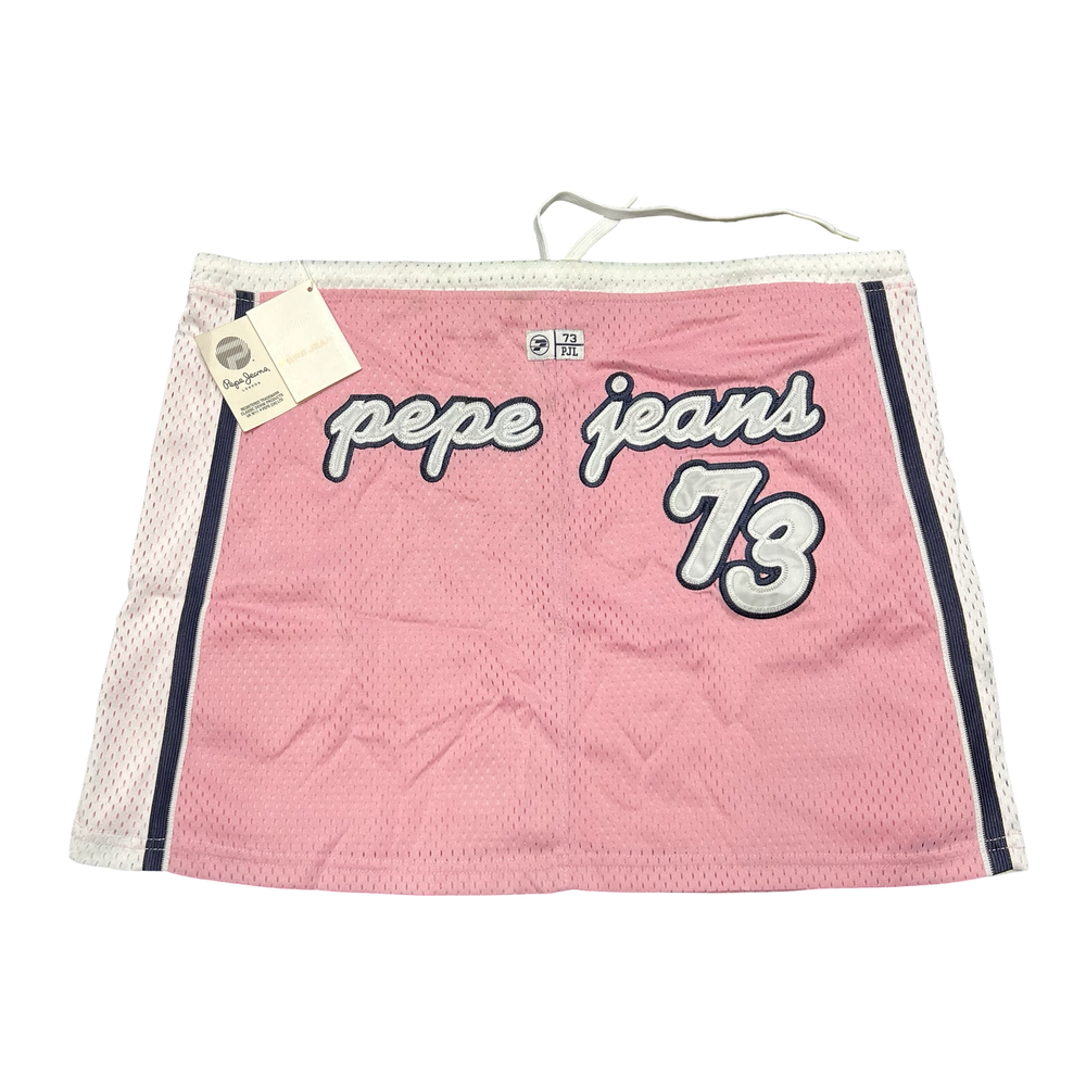 Pepe Jeans Womens Medium Mesh Athletic Skirt Retro Y2K Vintage Tennis Style
