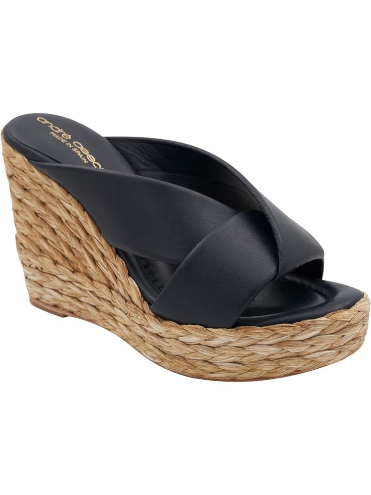 ANDRE ASSOUS Womens Navy 1-1/2