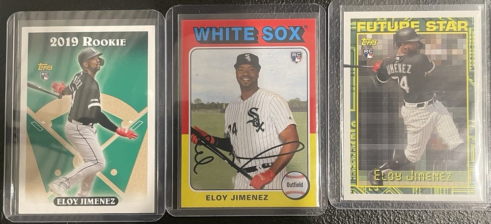 2019 Topps Archives Eloy Jimenez RC (3 Card Lot)