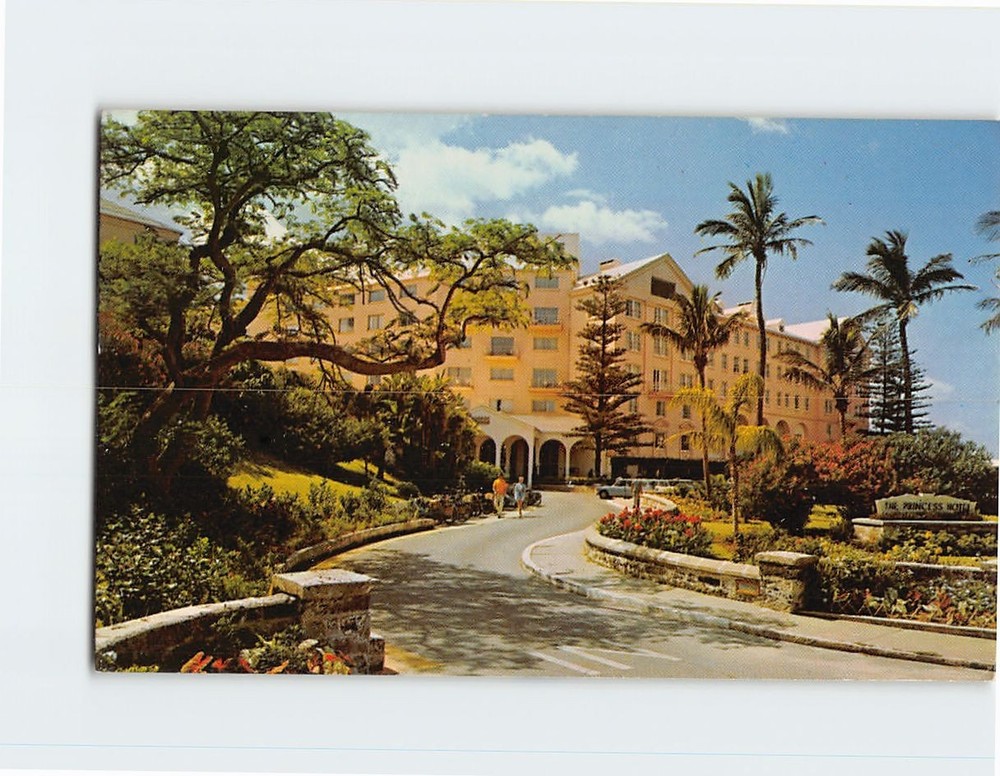 Postcard Princess Hotel Bermuda British Overseas Territory