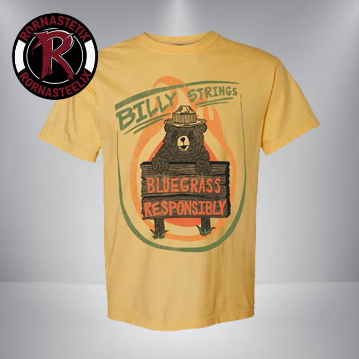 Billy Strings Spring 2026 Merch Bluegrass Responsibly Unisex T Shirt