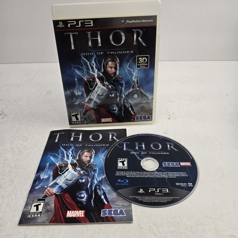 Thor: God of Thunder (Sony Playstation 3, 2011) Complete CIB