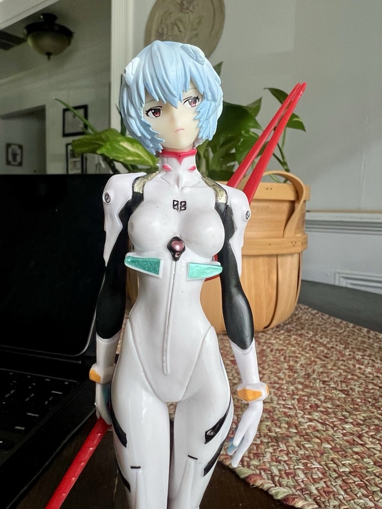 Evangelion Rei Ayanami Ichiban Kuji D Prize BANDAI Anime Figure New No Box 9”