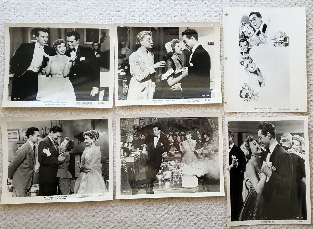 Vintage Photo 1951 Rich Young And Pretty Jane Powell Vic Damone 6 photos