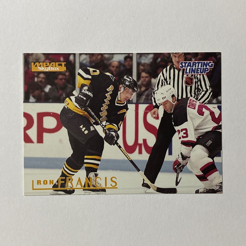 1995-96 Skybox Impact Starting Lineup Ron Francis HOF