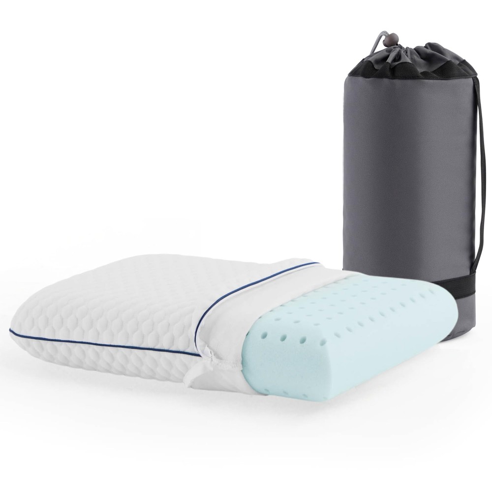 Gel Memory Foam Camping Pillow Travel Essentials & Must Haves Camping Gear & Acc