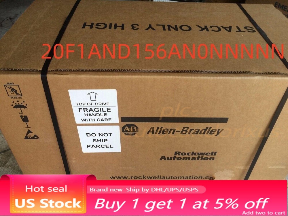 New Allen Bradley PowerFlex 753 VFD Drive 20F1AND156AN0NNNNN 125HP Qty Available