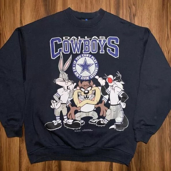 Dallas Cowboys Looney Tunes Crewneck Sweatshirt Men Women S-5XL