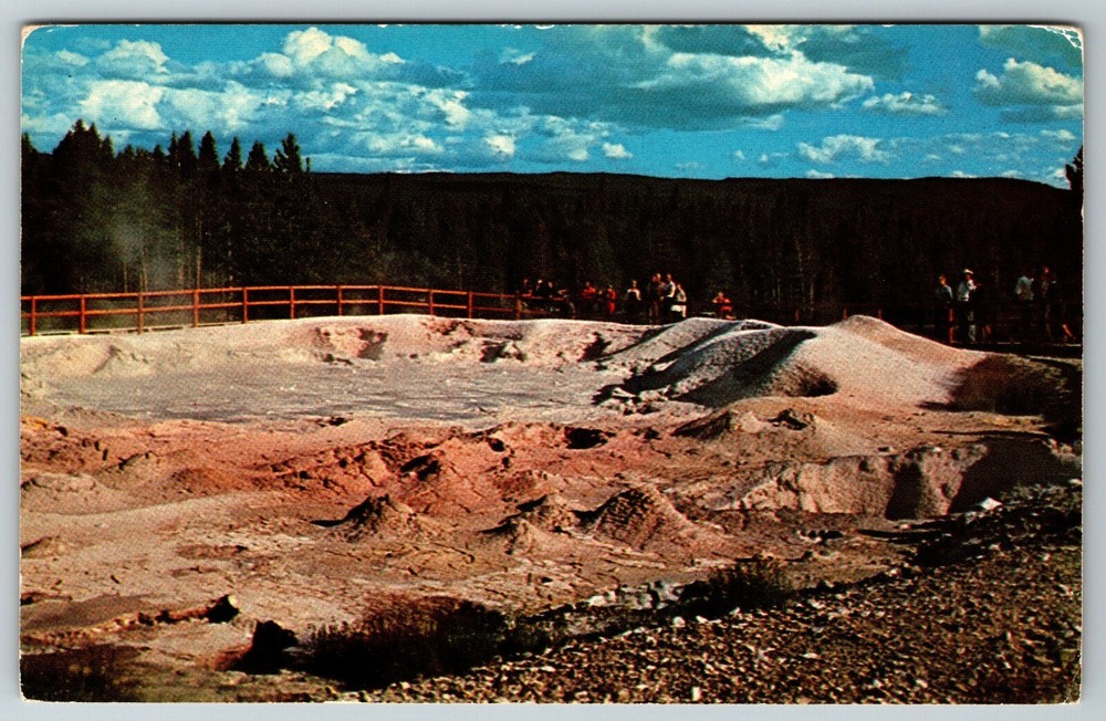 Fountain Paint Pots In Yellowstone National Park Lower Geyser Basin Wy Postcard