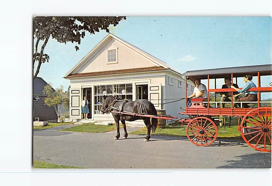 Postcard Glass Shop Old Museum Village Smiths Clove Monroe Orange New York USA