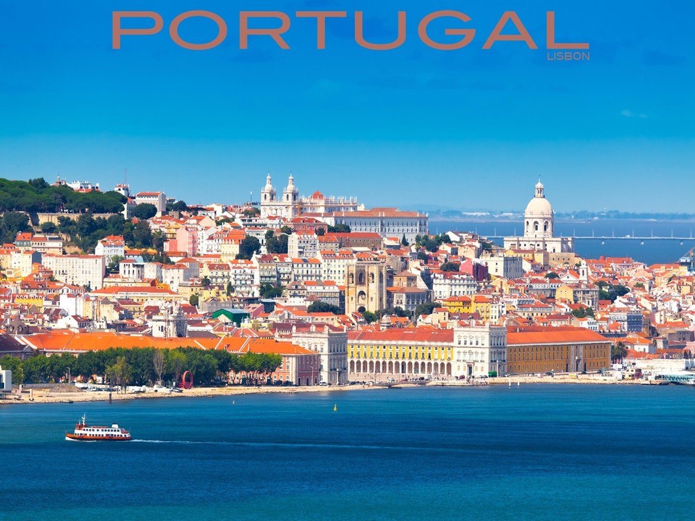 8015.Decoration Poster.Room wall interior design.Portugal Lisbon.Travel decor