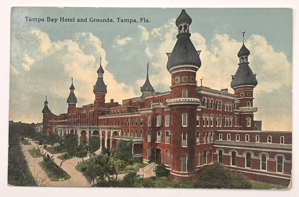 Tampa FL-Florida, Tampa Bay Hotel and Grounds, Antique Vintage Postcard