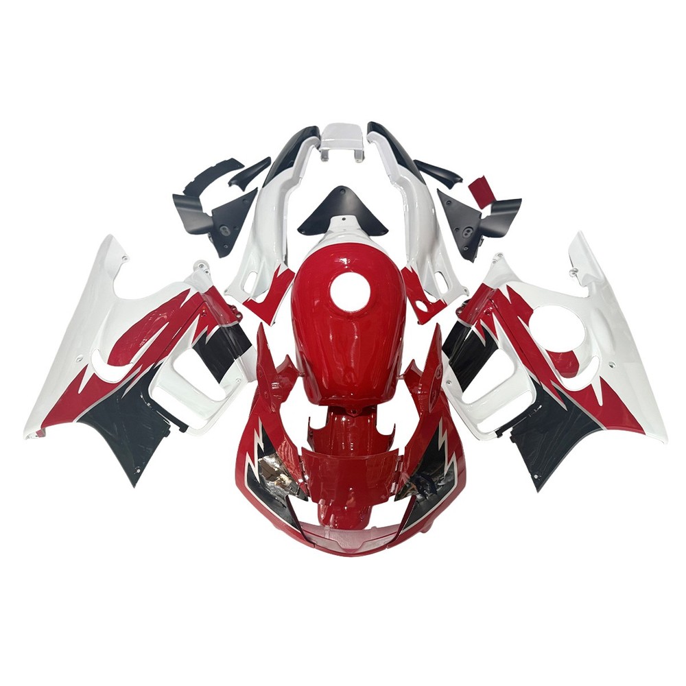 Red Black White Fairing Kit For Honda CBR600F3 1995 1996 ABS Injection Bodywork