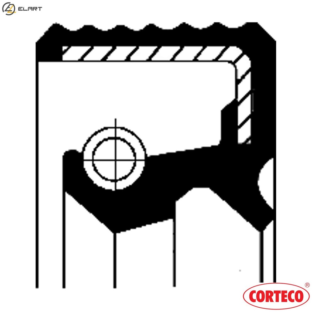 SHAFT SEAL DIFFERENTIAL 01034655B FOR SCANIA DC11.01/03 10.6L DSC 12.02 11.7L
