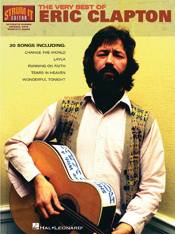 The Very Best of Eric Clapton Strum It Guitar Chords Easy Sheet Music Song Book