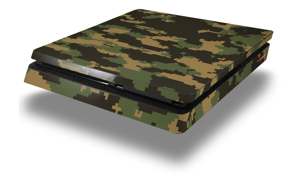 Skin for PS4 Slim WraptorCamo Digital Camo Timber Playstation 4 Console