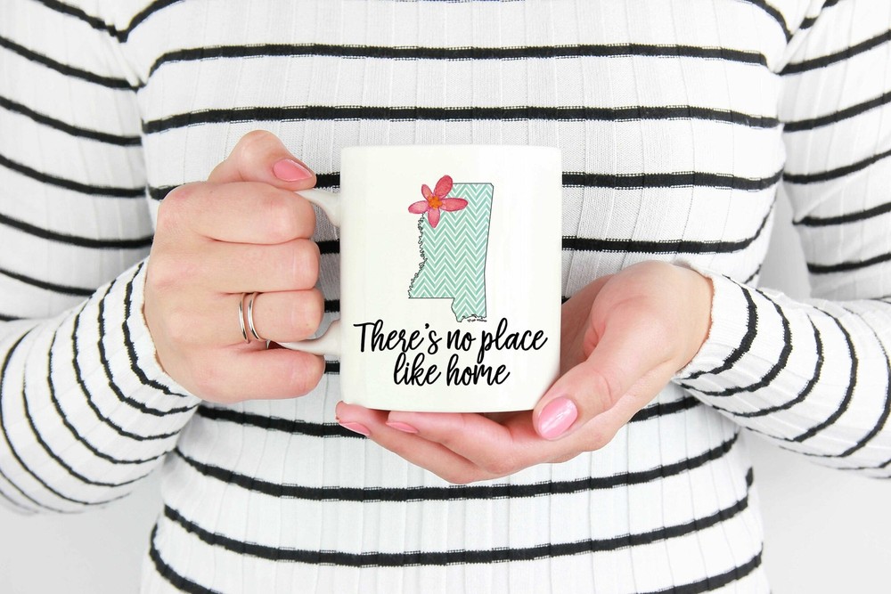 Custom Home State Mug Custom Mississippi  Mug Mississippi  Mugs Custom State Mug