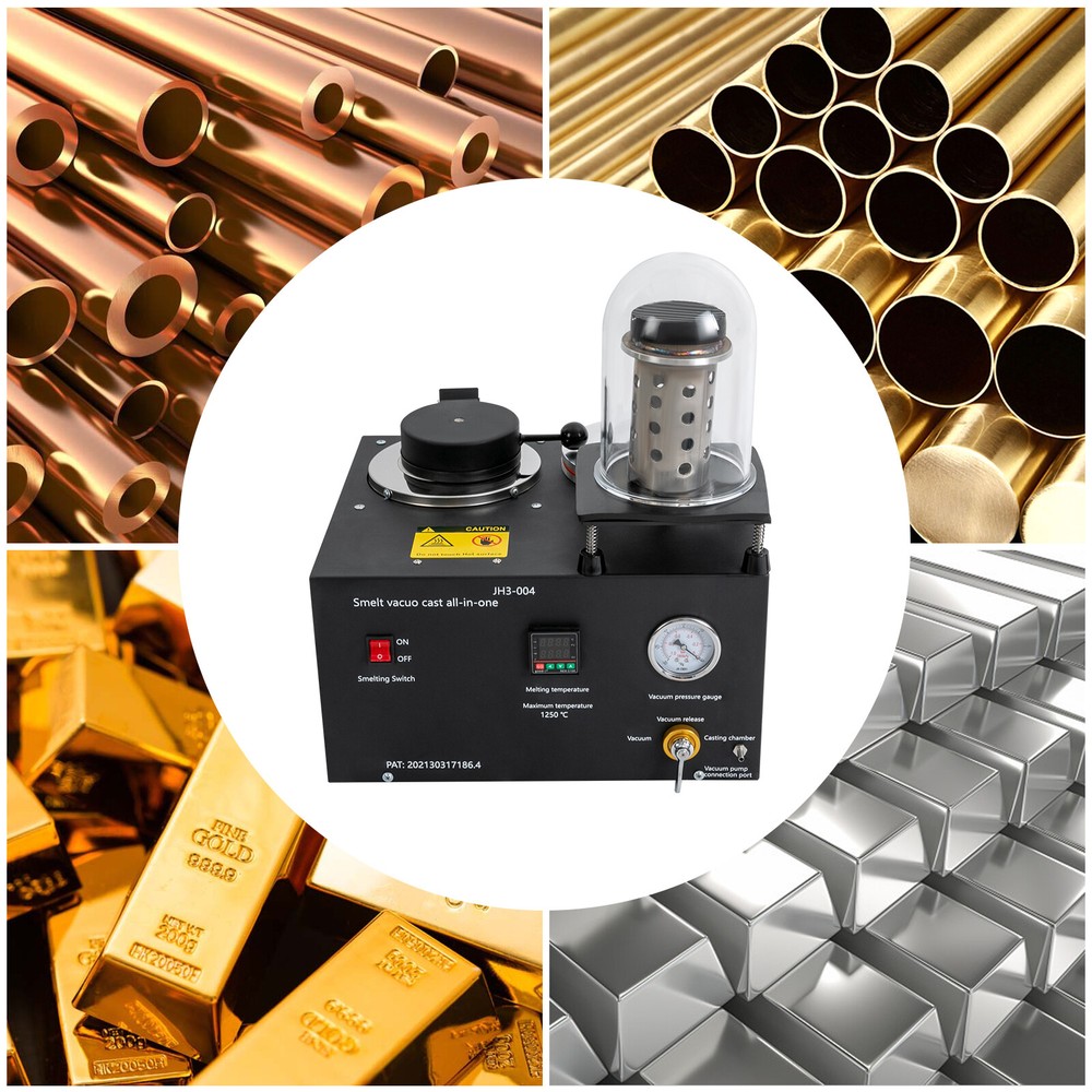 cast vacuum and melting machine Investment Casting Combination Machine 0.53Gal