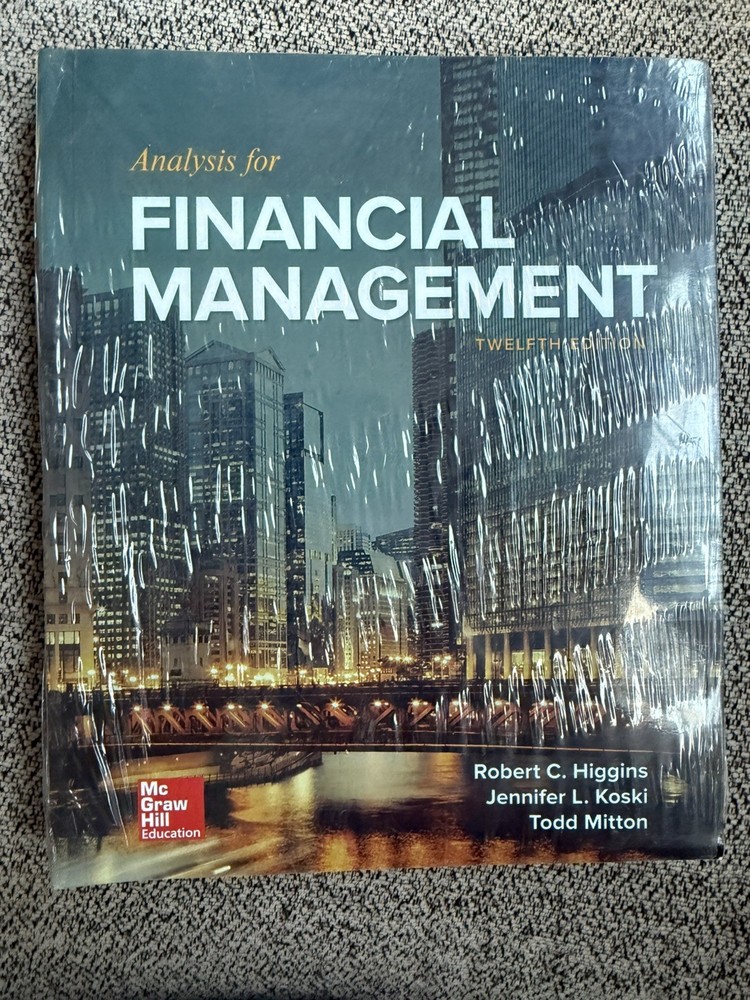 Analysis for Financial Management by Robert C. Higgins (2015,Trade Paperback)NEW